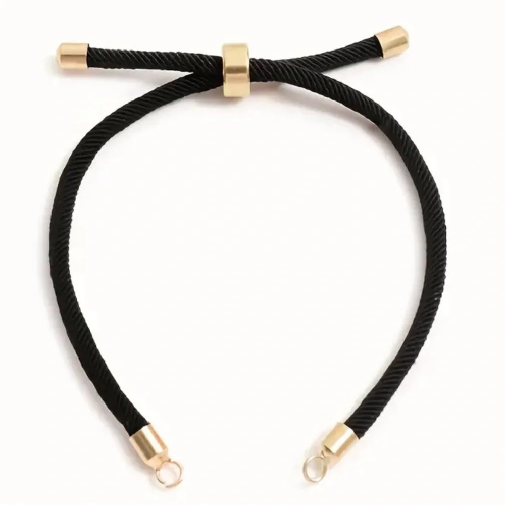 NWOT Noir Black Twist Adjustable Bracelet
